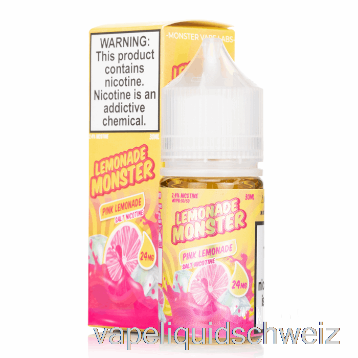 Pink Lemonade - Lemonade Monster Salts - 30ml 48mg Vape Ohne Nikotin